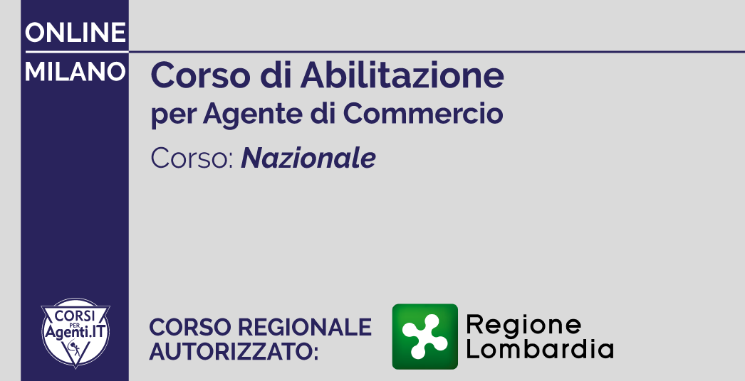 Corso Agenti Online Milano MI2107